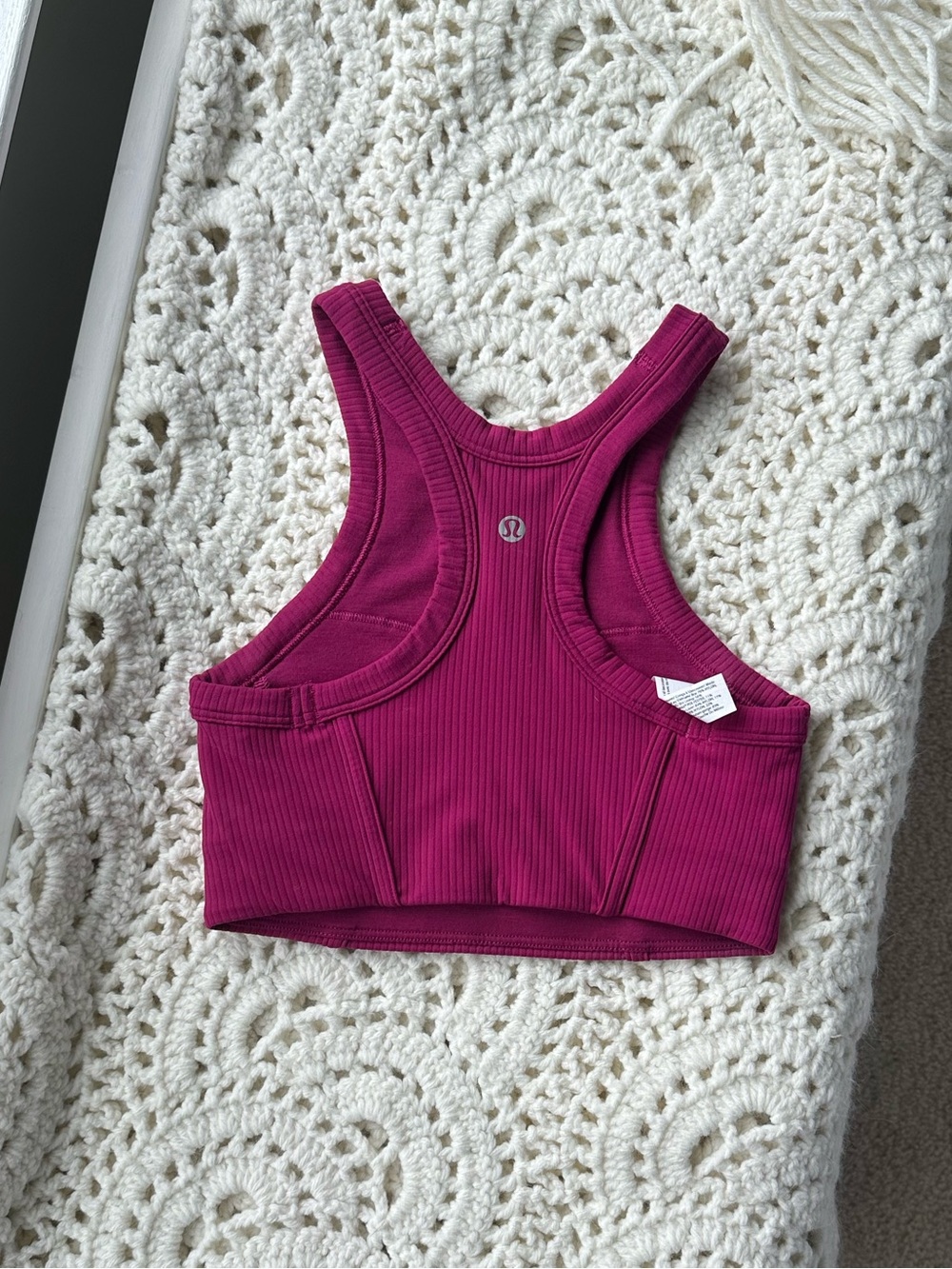 Lululemon Ribbed Nulu High-Neck Yoga Bra